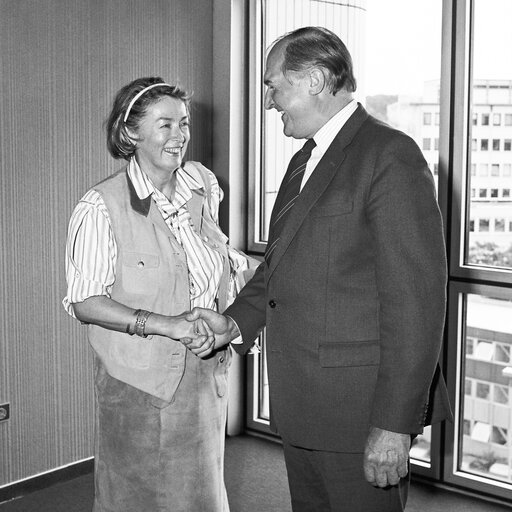 The Lord PLUMB meets German visitors