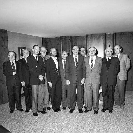 Lord PLUMB - EP President meets with guests at the European Parliament in Brussels