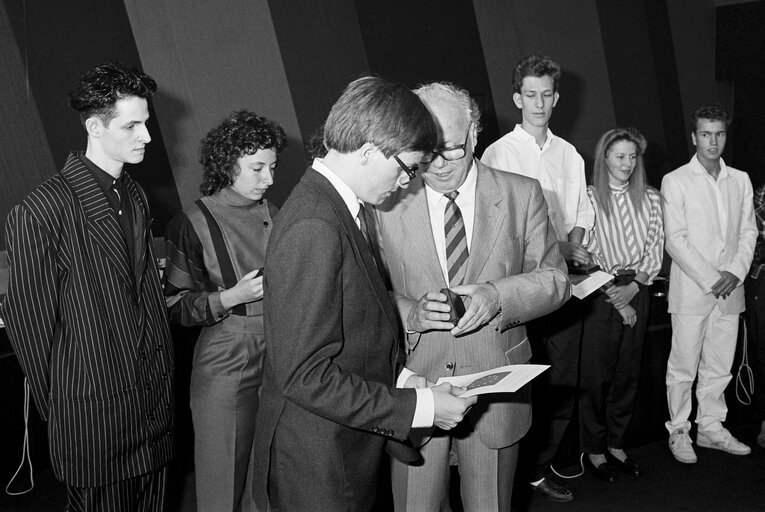 Presentation of medals by deputies