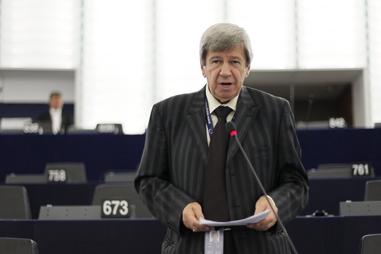 Photo 15: Plenary session week 38 2014 in Strasbourg - Situation in Ukraine and state of play of EU-Russia relations  Statement by the Vice-President of the Commission/High Representative of the Union for Foreign Affairs and Security Policy