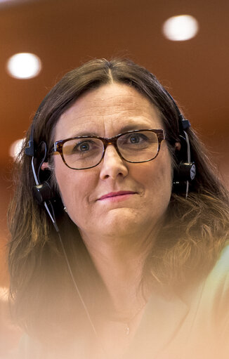 Fotografi 30: Hearing of the Commissioner dersignate for Trade - INTA