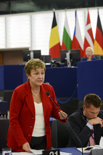 Fotografi 18: Plenary session week 38 2014 in Strasbourg - EU response to the Ebola outbreak