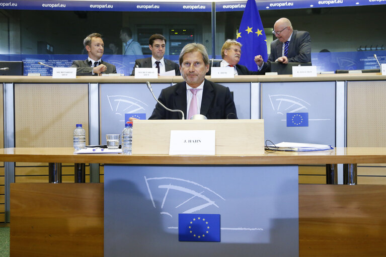 Foto 1: Hearing of Commissioner-designate for European Neighbourhood Policy and Enlargement Negotiations  - AFET