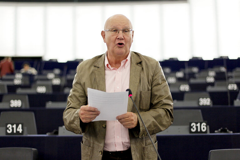 Fotogrāfija 30: Plenary session week 38 2014 in Strasbourg - Situation in Ukraine and state of play of EU-Russia relations  Statement by the Vice-President of the Commission/High Representative of the Union for Foreign Affairs and Security Policy