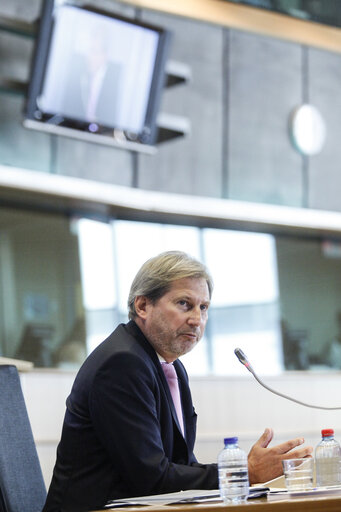 Foto 42: Hearing of Commissioner-designate for European Neighbourhood Policy and Enlargement Negotiations - AFET