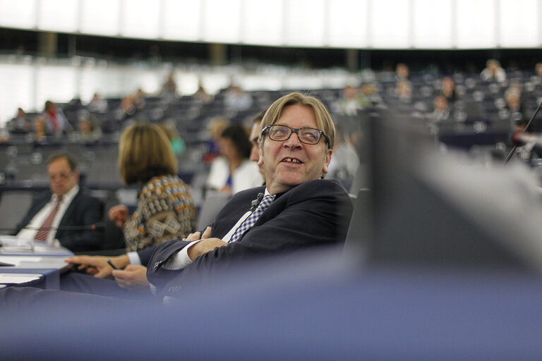 Photo 39 : Plenary session week 38 2014 in Strasbourg - Situation in Ukraine and state of play of EU-Russia relations  Statement by the Vice-President of the Commission/High Representative of the Union for Foreign Affairs and Security Policy