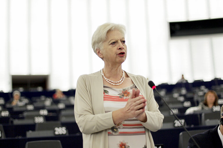 Photo 16: Plenary session week 38 2014 in Strasbourg - Situation in Ukraine and state of play of EU-Russia relations  Statement by the Vice-President of the Commission/High Representative of the Union for Foreign Affairs and Security Policy