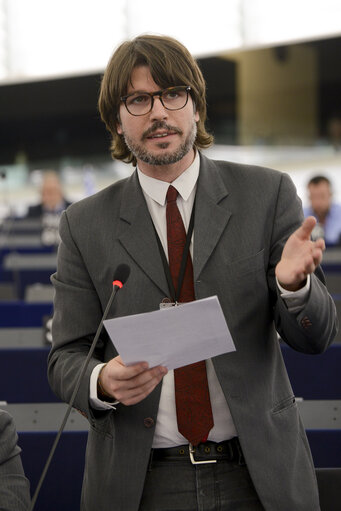 Fotografi 48: Plenary session week 38 2014 in Strasbourg - EU response to the Ebola outbreak