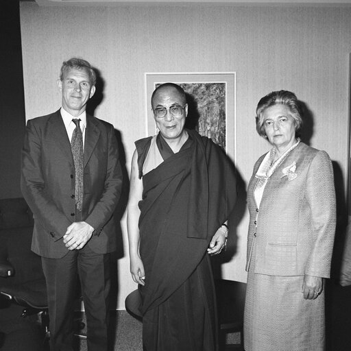 Visit of the Dalai Lama at the European Parliament in Strasbourg