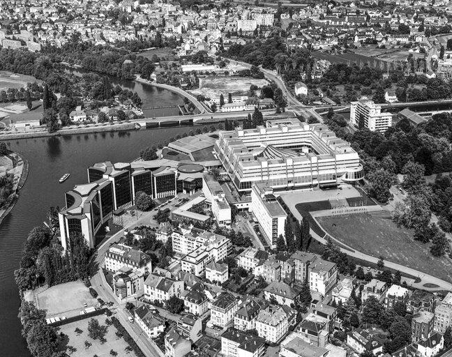 Fotagrafa 12: Aerial view of the European institutions in Strasbourg