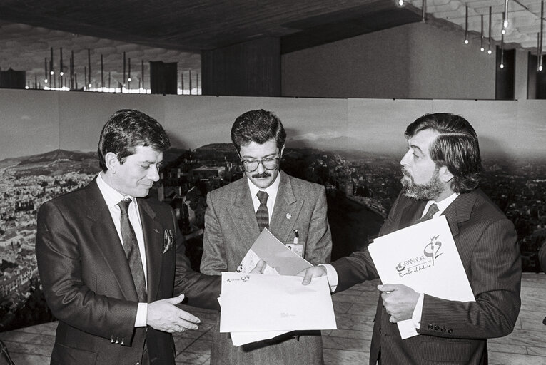 Launch of a Spanish exhibition at the EP in Strasbourg