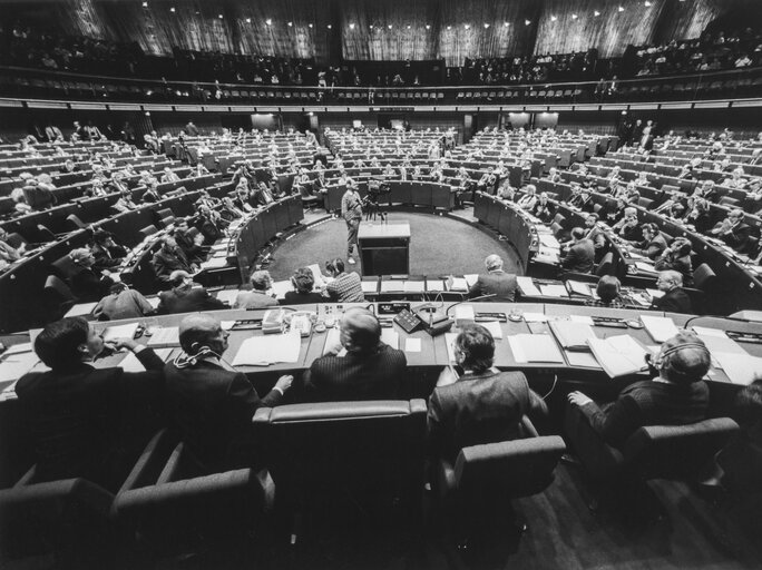 Plenary Session at the European Parliament in Strasbourg