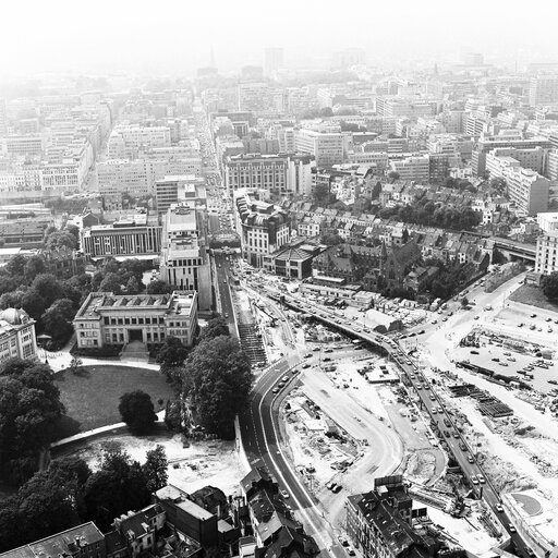 Fotagrafa 8: Aerial view of the City of Brussels