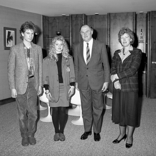 Foto 28: Lord PLUMB - EP President meets with guests at the European Parliament in Strasbourg