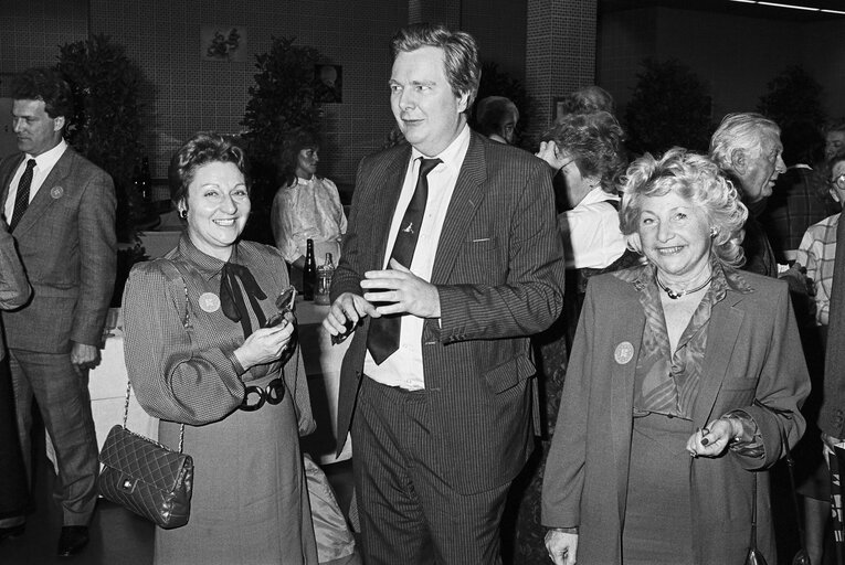 Fotografia 5: Reception at the European Parliament in Strasbourg in November 1986.