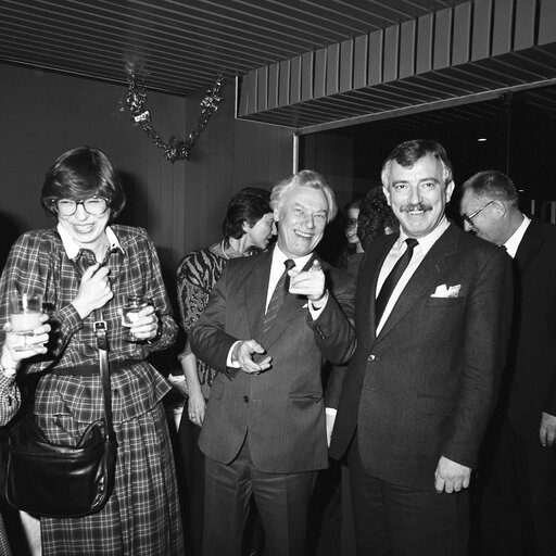 Foto 8: Reception for Prime Minister of Denmark at the European Parliament in Strasbourg In December 1987