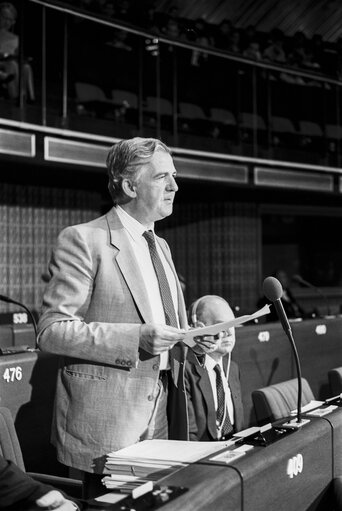 Fotografi 18: Plenary Session at the European Parliament in Strasbourg in May 1987