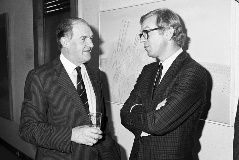 Zdjęcie 3: Reception at the European Parliament in Strasbourg in January 1989