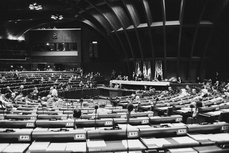 Fotografie 8: Plenary session in Strasbourg in november 1988