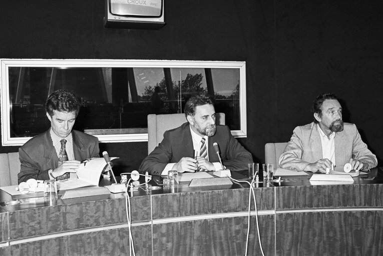 Fotó 3: Communist group with secretary general of Spanish communist group