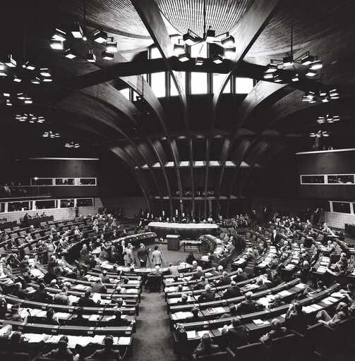 Session in Strasbourg in March 1977.