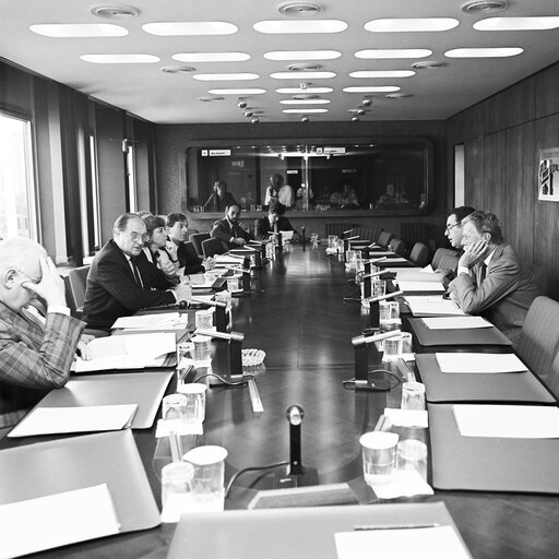 Fotogrāfija 8: Lord PLUMB - EP President meets with guests at the European Parliament in Strasbourg