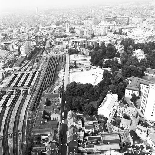 Fotagrafa 4: Aerial view of the City of Brussels