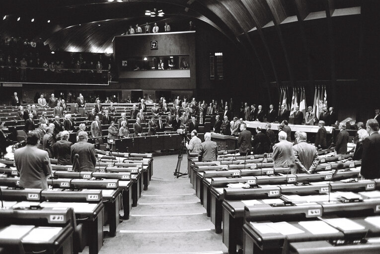 Fotografie 4: Plenary session in Strasbourg in november 1988