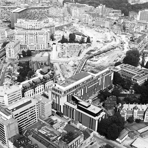 Fotagrafa 17: Aerial view of the City of Brussels