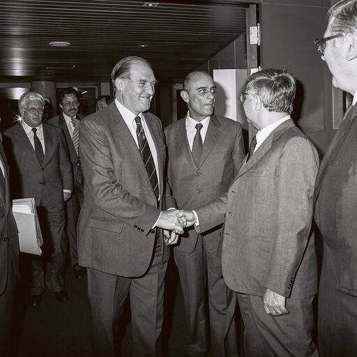 Fotografia 4: EP President, the Lord PLUMB meets with an Italian delegation