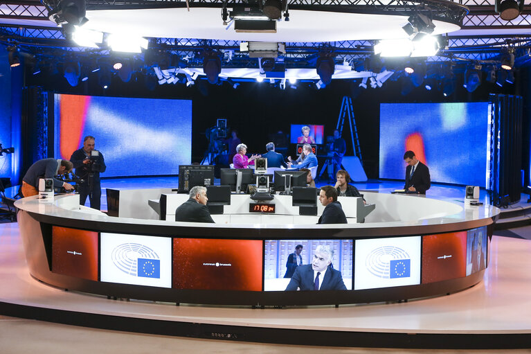 TV studio set in the ASP building - VoxBox