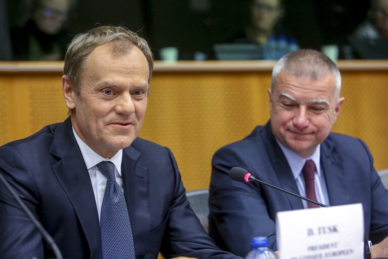 Снимка 10: Donald TUSK - President of the European Council meets with Green/EFA Group's members