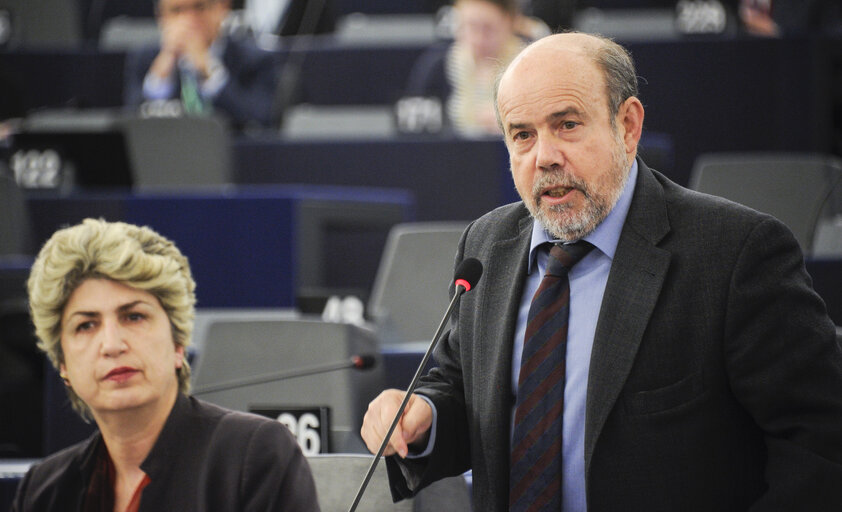 Fotografija 14: Plenary session week 05 2016 in Strasbourg - Preparation of the European Council meeting of 18 and 19 February 2016  Council and Commission statements