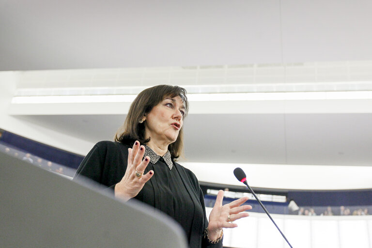 Fotografi 15: Plenary session week 05 2016 in Strasbourg - Preparation of the European Council meeting of 18 and 19 February 2016 Council and Commission statements