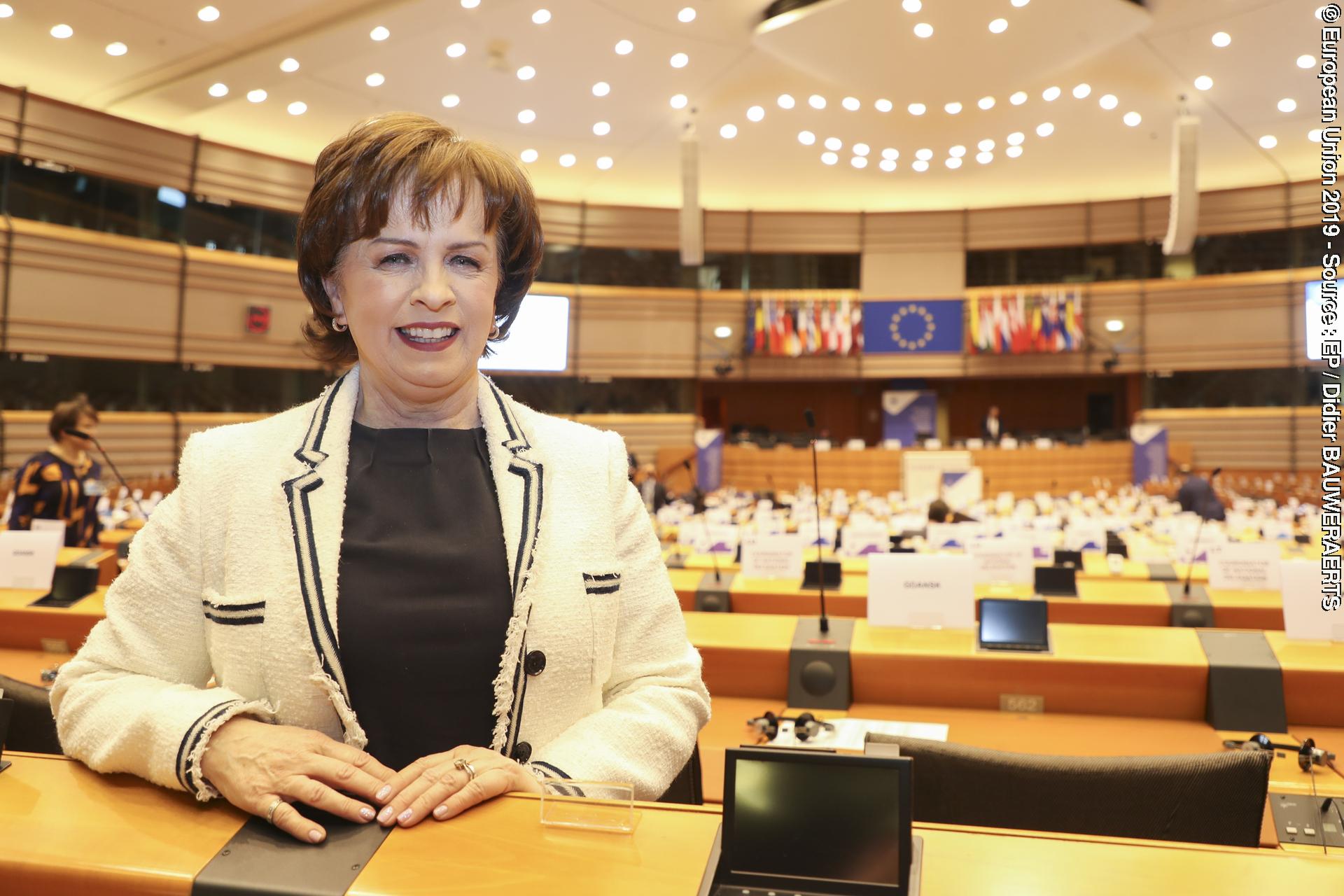 Fotogrāfija 6: Diane DODDS in the EP in Brussels