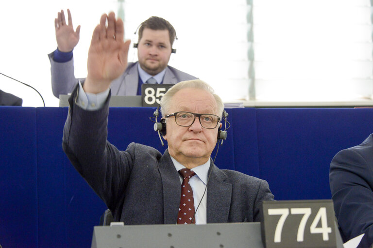 Fotografija 3: Plenary session week 03 2016 in Strasbourg - Votes