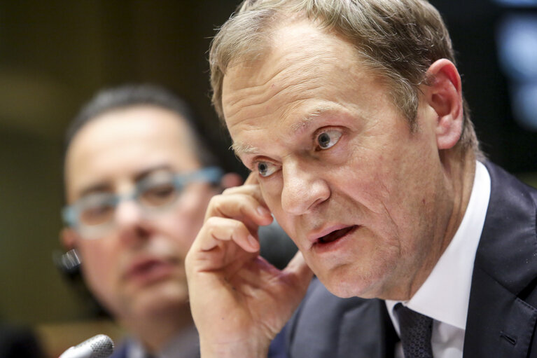 Foto 3: Donald TUSK - President of the European Council meets with S&D Group's members