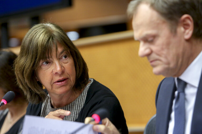 Снимка 9: Donald TUSK - President of the European Council meets with Green/EFA Group's members