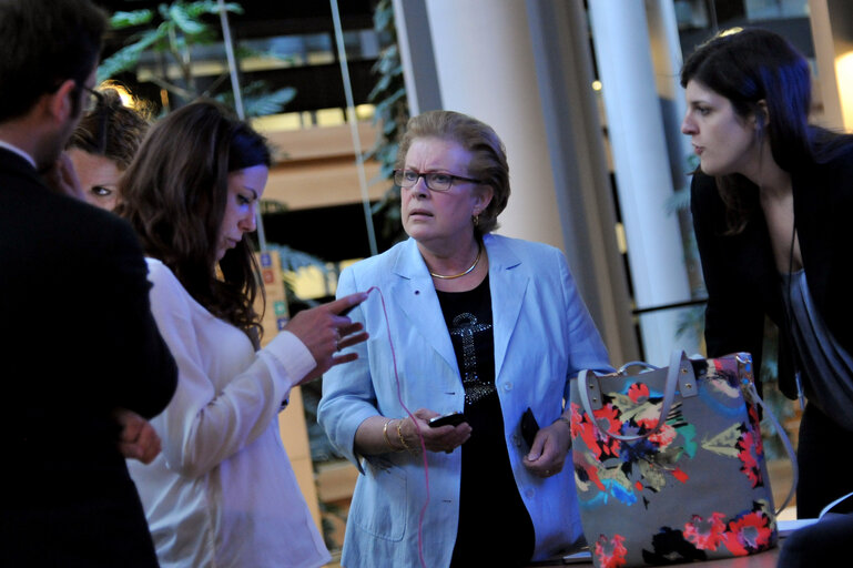 Fotografie 9: EE-2014 - Electoral night in Strasbourg