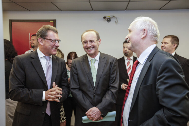 Fotografija 34: Inauguration of the ASP 3H1 room named after former Hungarian Prime Minister Gyula Horn in presence of EP President