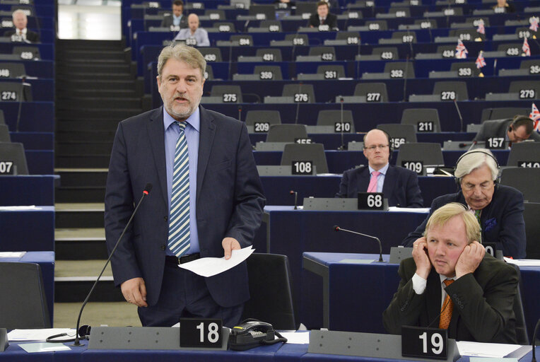Fotografija 29: Plenary session week 27-2014 - Review of the Greek Presidency - Strasbourg