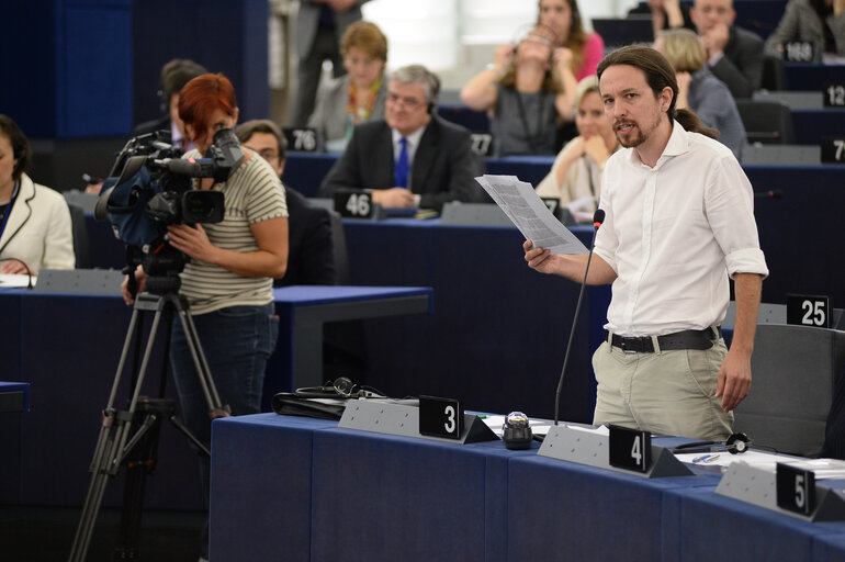 Снимка 6: Plenary session week 27-2014 - Opening of the plenary and election of the President of the Parliament (first ballot)