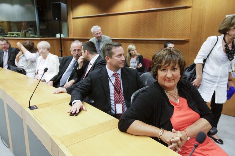 Fotografija 27: Inauguration of the ASP 3H1 room named after former Hungarian Prime Minister Gyula Horn in presence of EP President