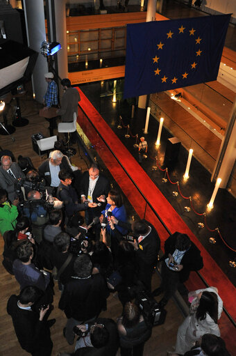 Fotografia 29: EE-2014 - Electoral night in Strasbourg