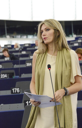 Fotografija 31: Plenary session week 27-2014 - Review of the Greek Presidency - Strasbourg
