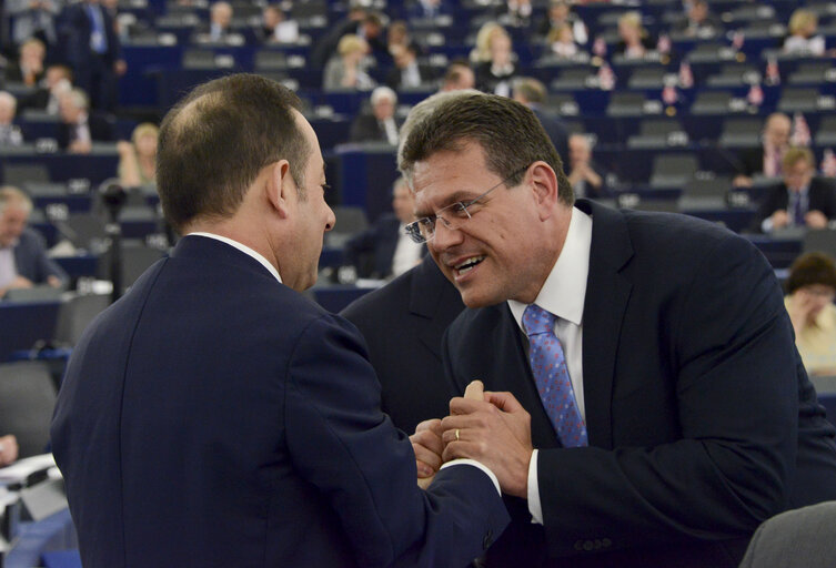 Fotografija 14: Plenary session week 27-2014 - Review of the Greek Presidency - Strasbourg