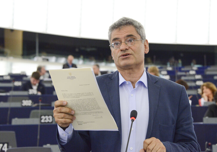 Fotografija 22: Plenary session week 27-2014 - Review of the Greek Presidency - Strasbourg