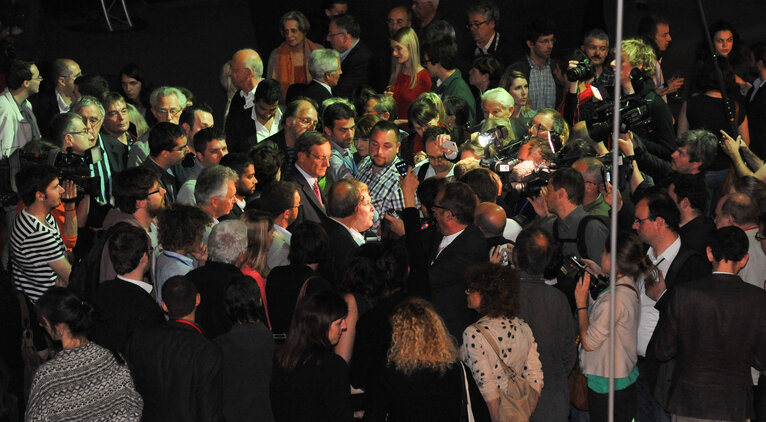 Fotografia 14: EE-2014 - Electoral night in Strasbourg