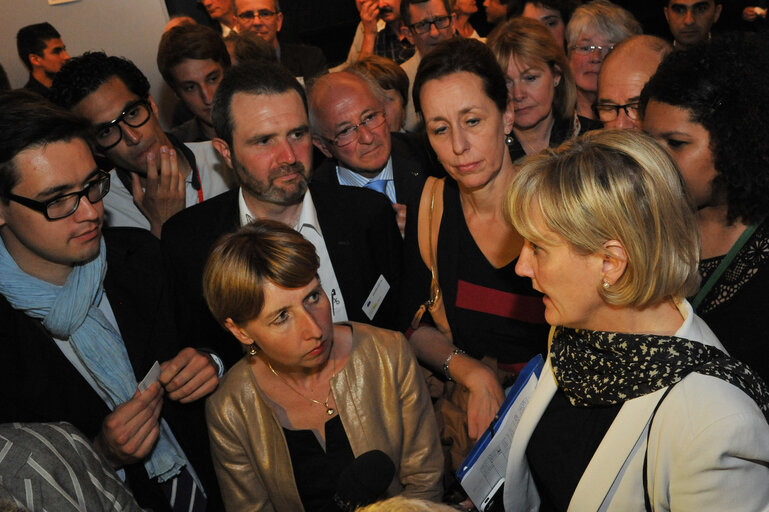 Fotografia 20: EE-2014 - Electoral night in Strasbourg