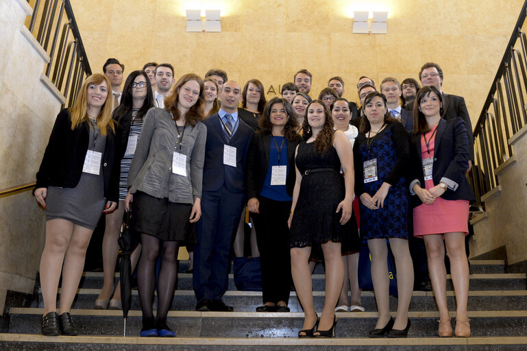 Zdjęcie 2: Family picture ' Charlemagne youth prize 2014 ' finalists